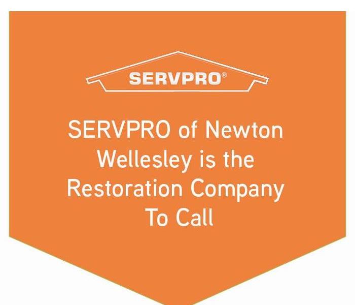 Orange background with text and SERVPRO logo 