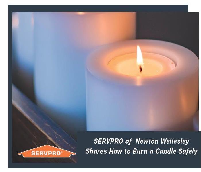 candles with green box and orange SERVPRO logo