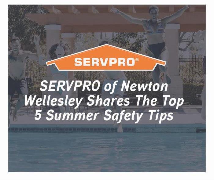 kids in pool with orange servpro logo overlay